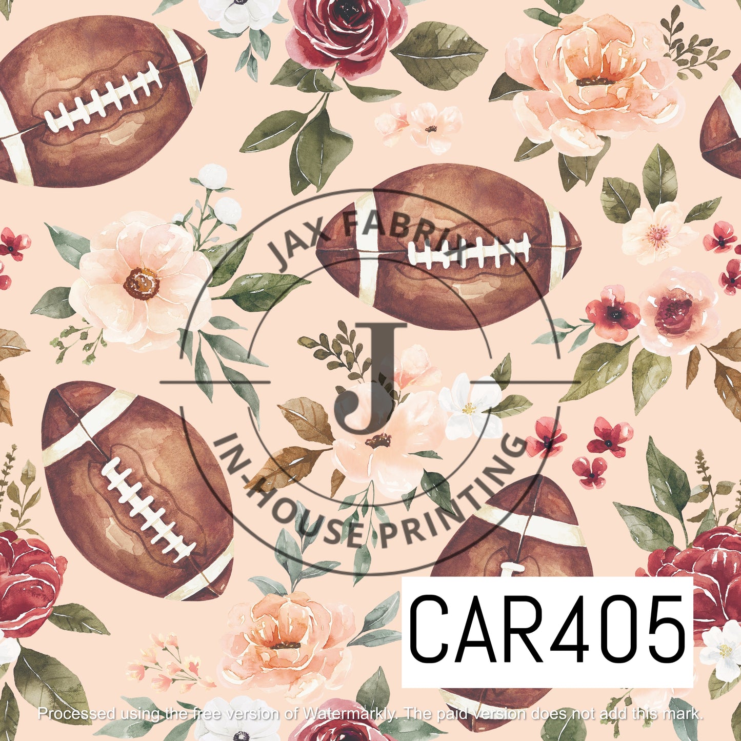 Felicity Football Floral Pink CAR405