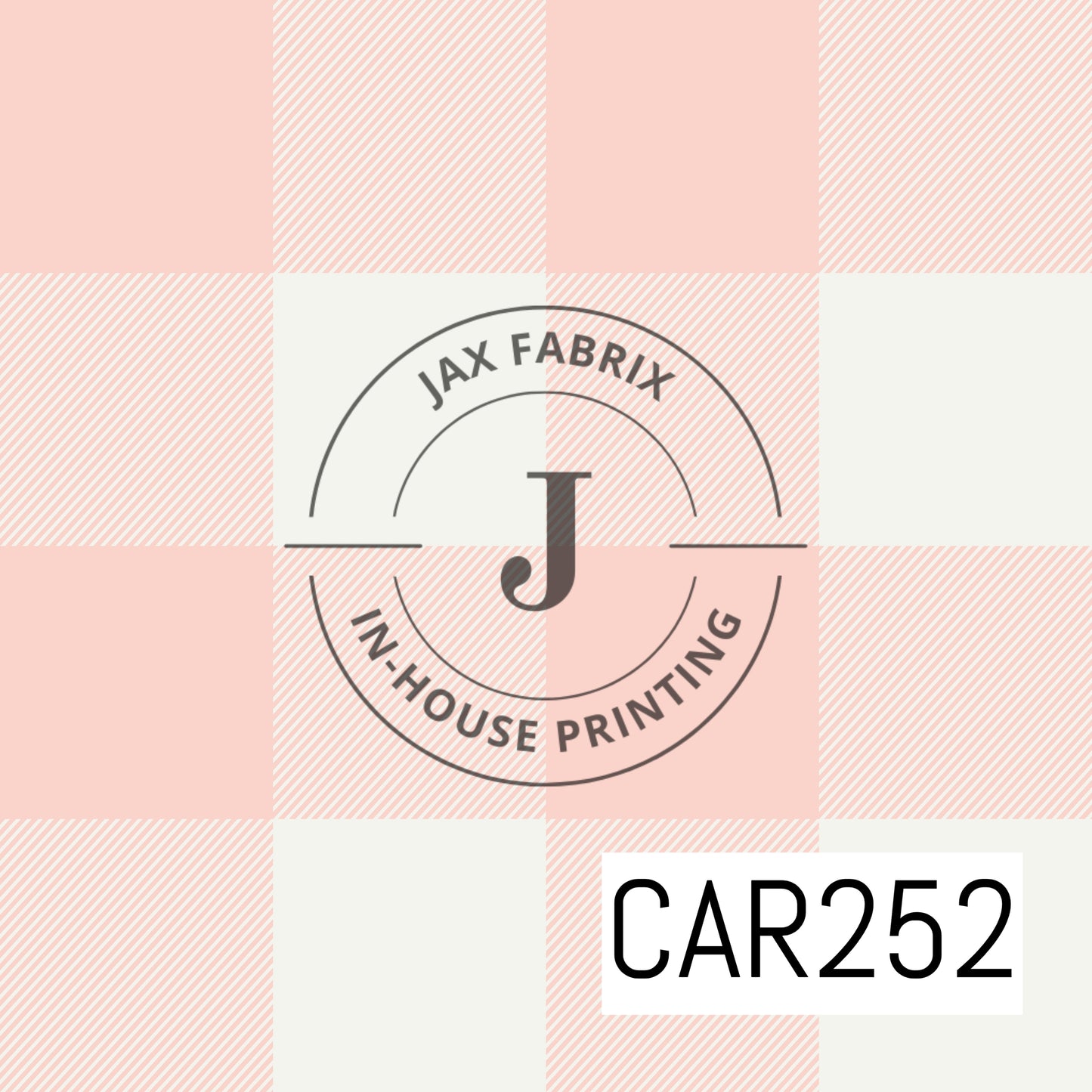 Forest and Friends Plaid Light Pink CAR252