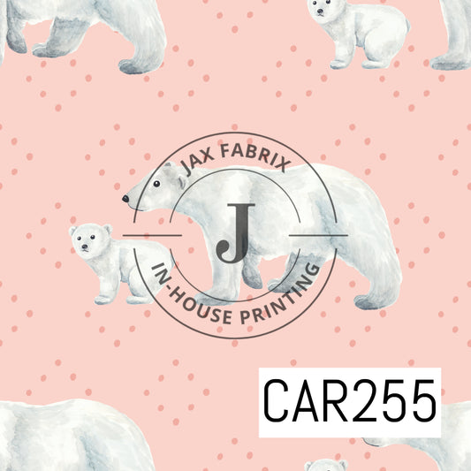 Forest and Friends Pink Polar Bears CAR255