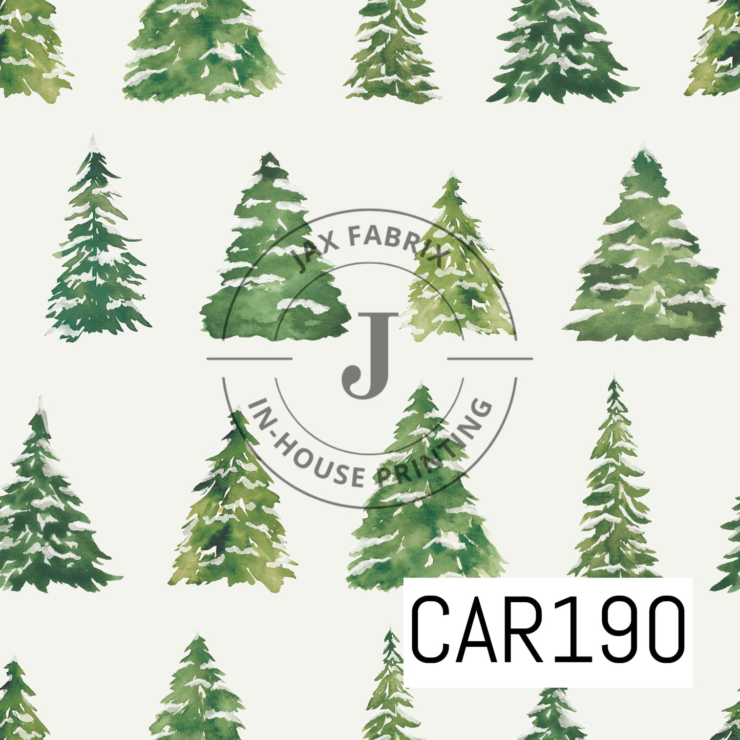 Holly And Pine Christmas Trees CAR190