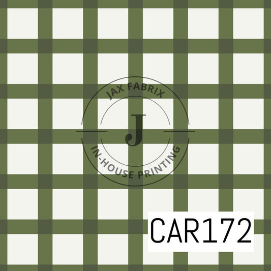 Holly And Pine Green Plaid CAR172