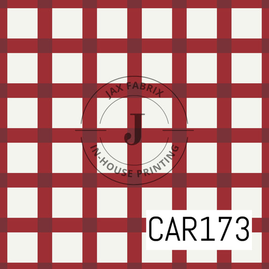 Holly And Pine Red Plaid CAR173