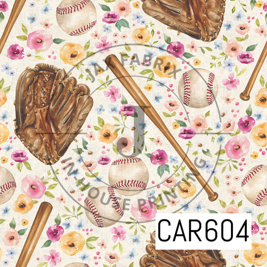 Melody Floral Baseball Cream Textured CAR604