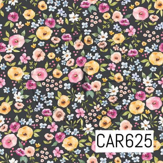 Melody Mini Floral Black CAR625