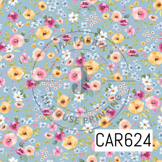 Melody Mini Floral Blue CAR624