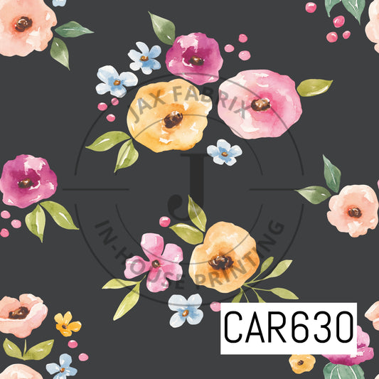 Melody Floral Black CAR630