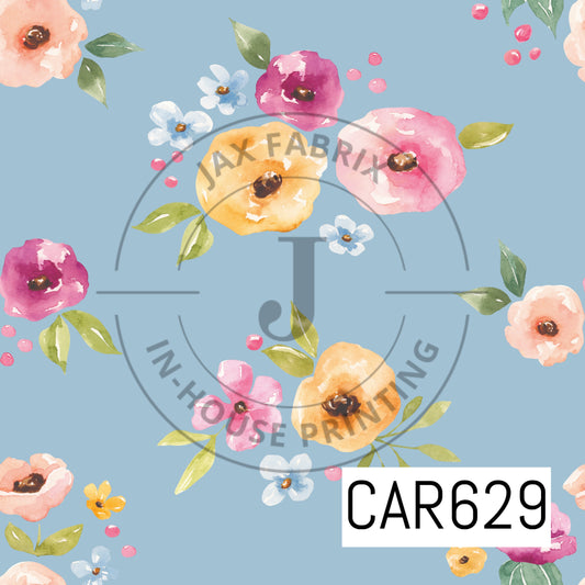 Melody Floral Blue CAR629
