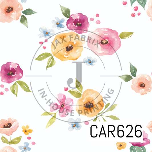 Melody Floral White CAR626