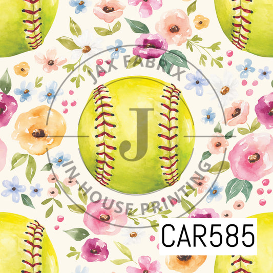 Melody Floral Softball Cream CAR585