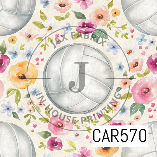 Melody Floral Volleyball Cream Textured CAR570