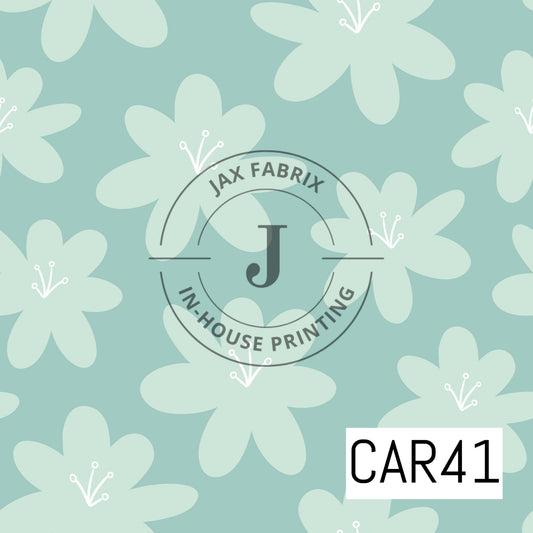 Mermaid Muse Floral Blue CAR41