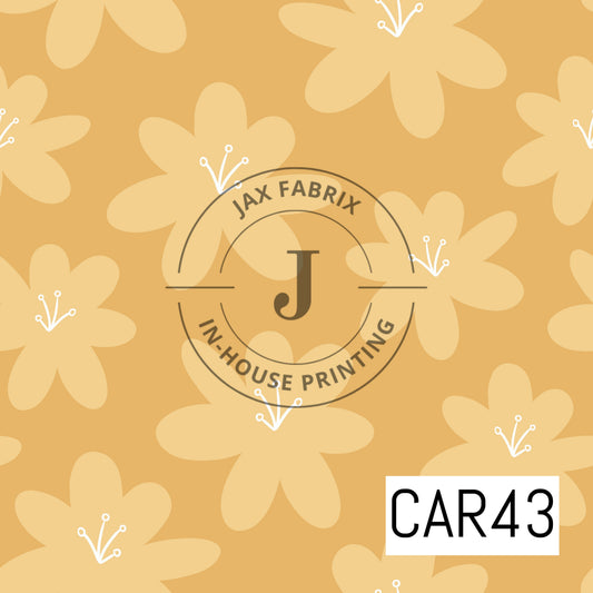 Mermaid Muse Floral Yellow CAR43