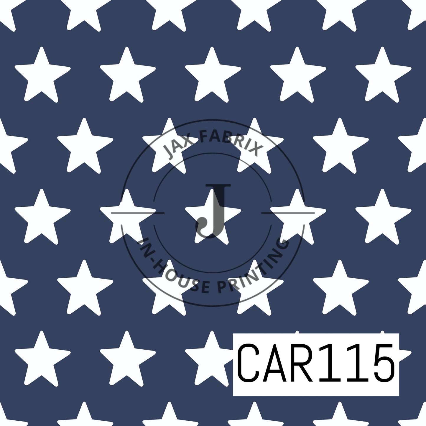 Patriotic Stars Dark Blue CAR115