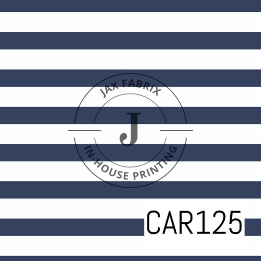 Patriotic Stripes Navy Blue CAR125
