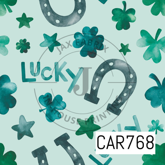 St. Patrick Day Lucky Stars Green CAR768