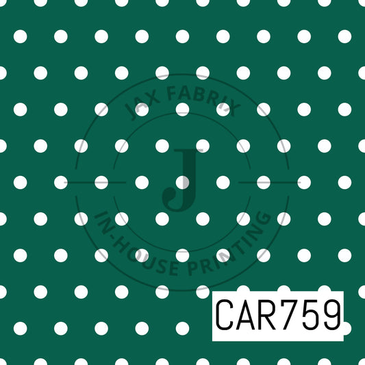 St. Patrick Day Dots Green CAR759
