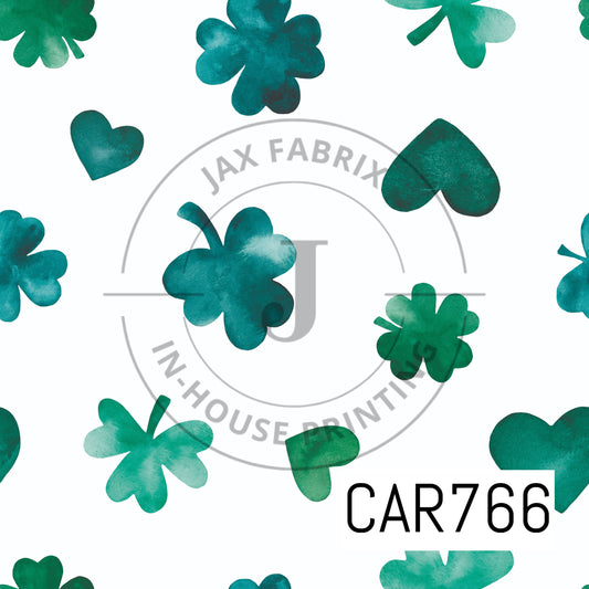 St. Patrick Day Shamrocks and Hearts CAR766
