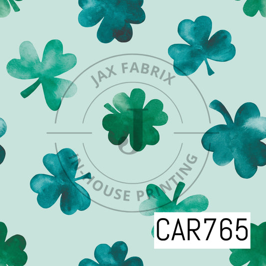 St. Patrick Day Shamrocks Green CAR765