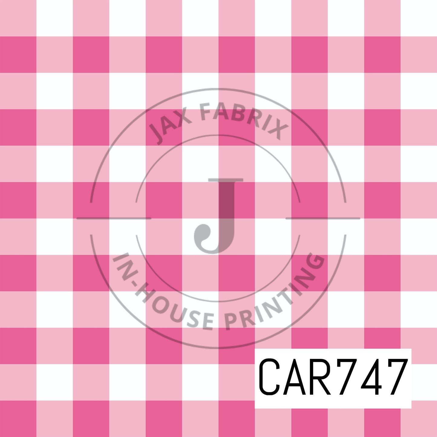 Summer Garden Gingham Pink CAR747