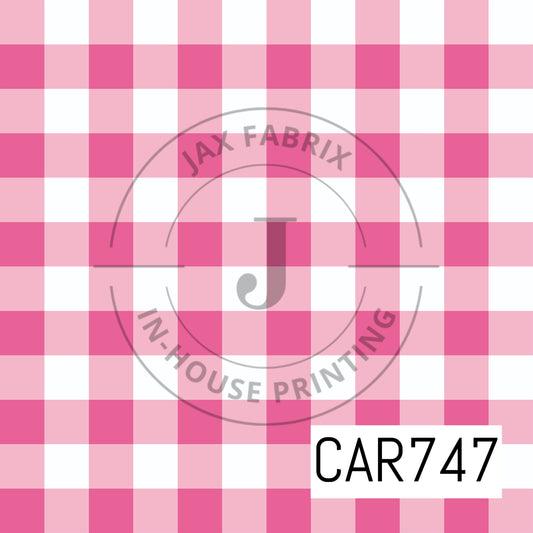Summer Garden Gingham Pink CAR747