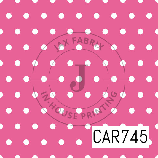 Summer Garden Dots Pink CAR745
