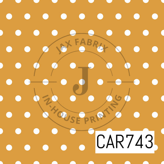 Summer Garden Dots Yellow CAR743