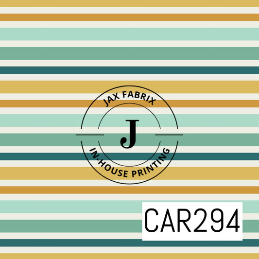 Teal Yellow Stripe CAR294