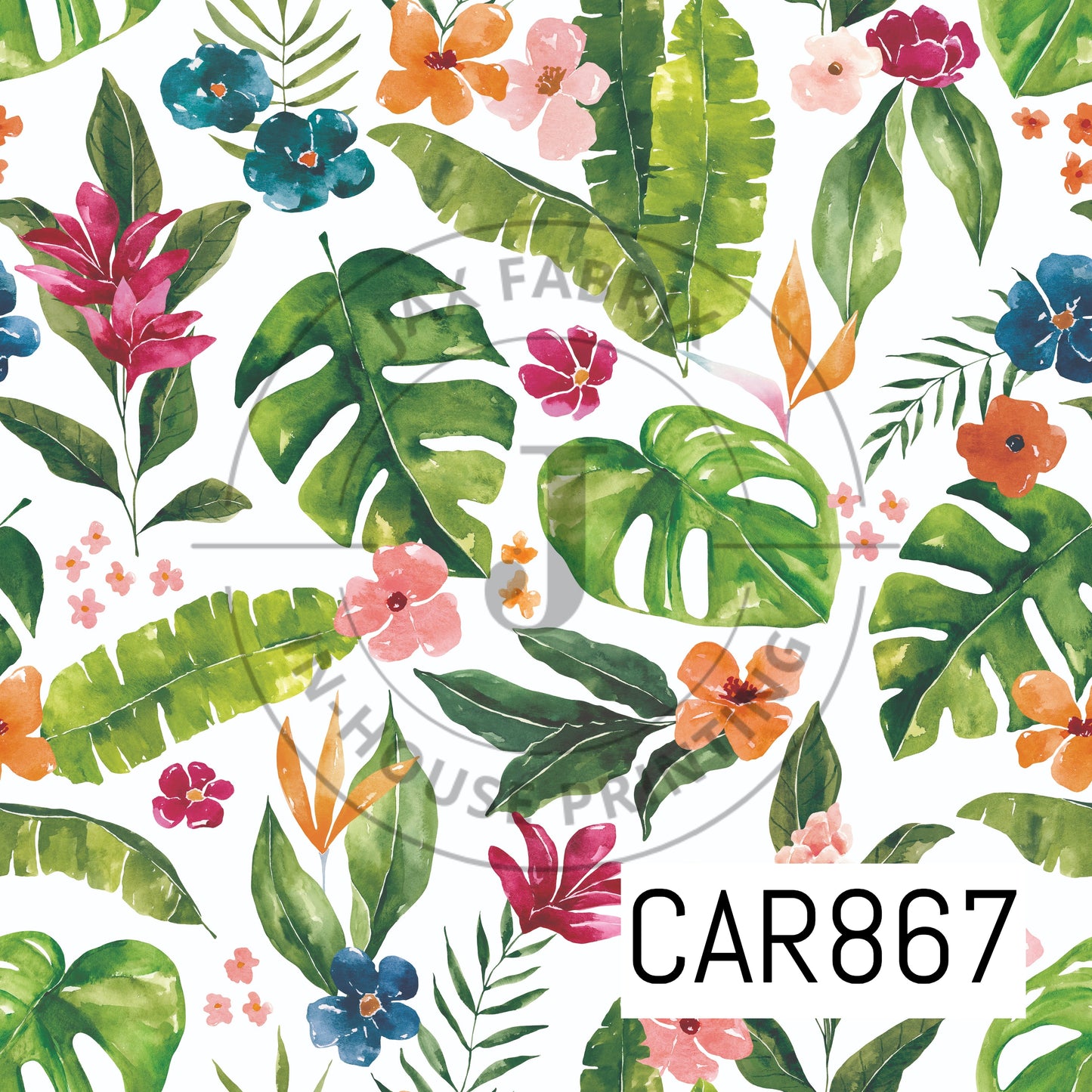 Tropical Jungle Leaves CAR867