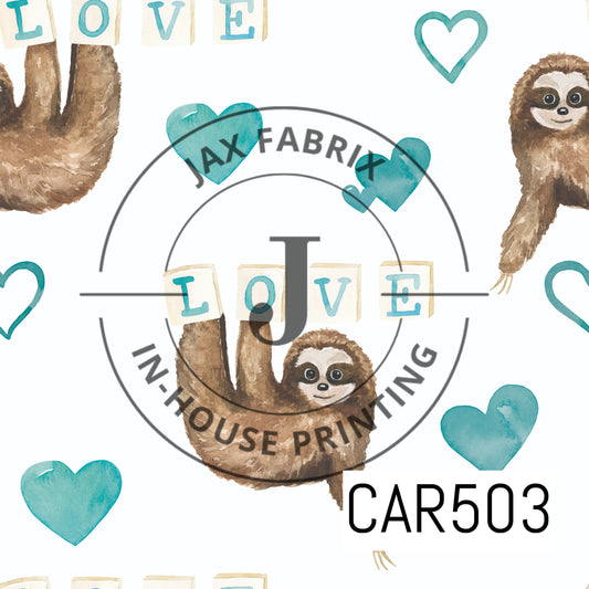 Valentine Sloths CAR503