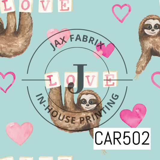 Valentine Sloths CAR502