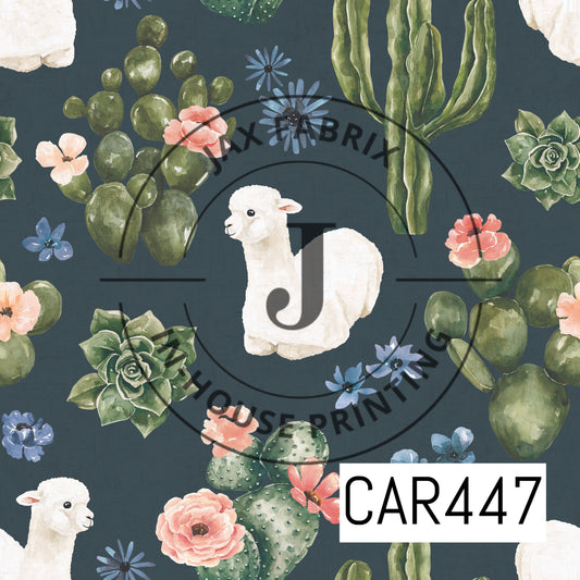 Wanderlust Desert Llama Navy CAR447