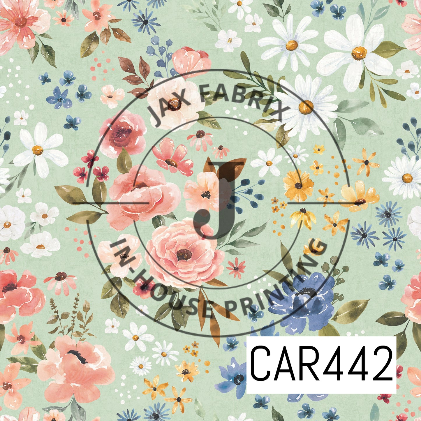 Wanderlust Floral Mint CAR442