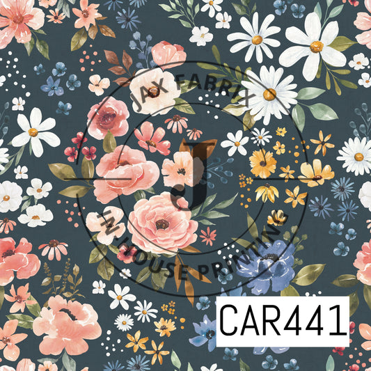 Wanderlust Floral Navy CAR441
