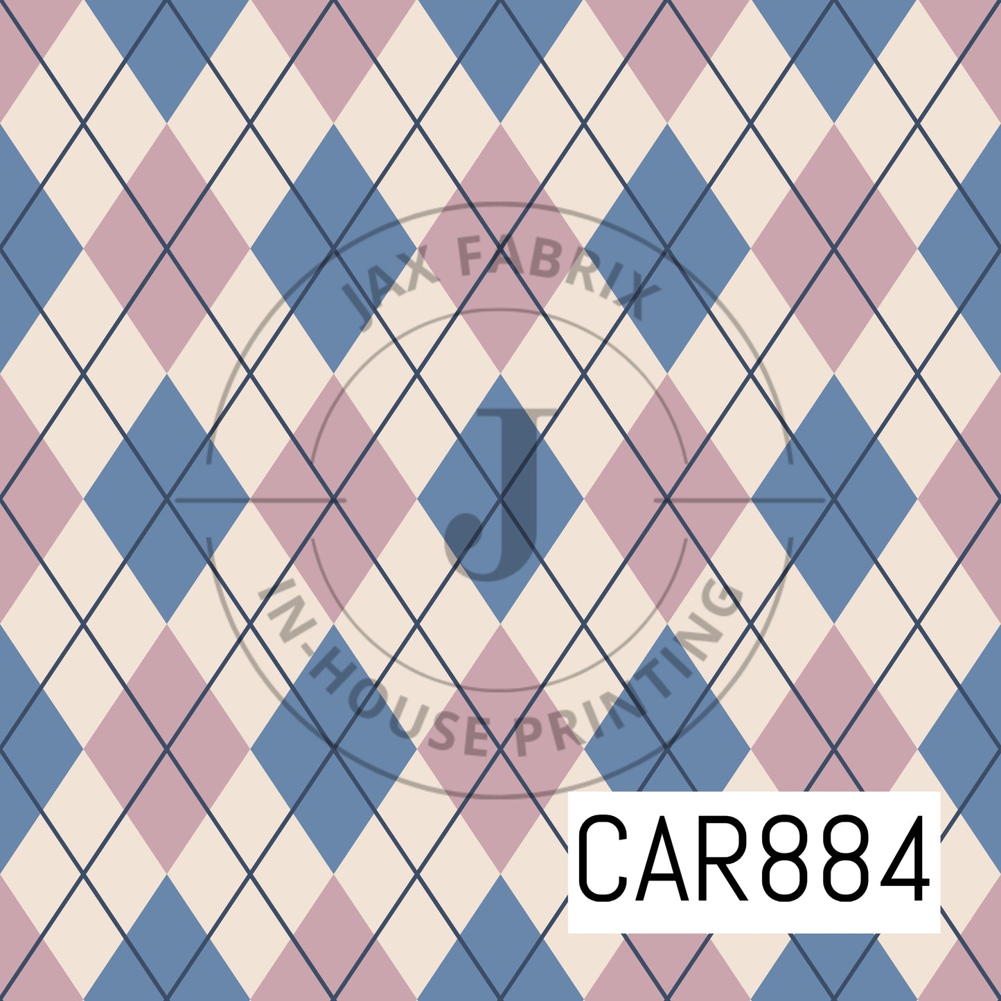 Whimsical Winter Argyle CAR884