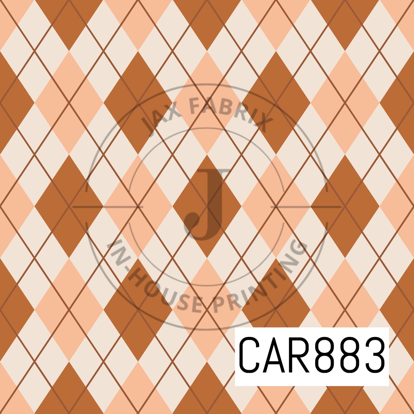 Whimsical Winter Argyle CAR883