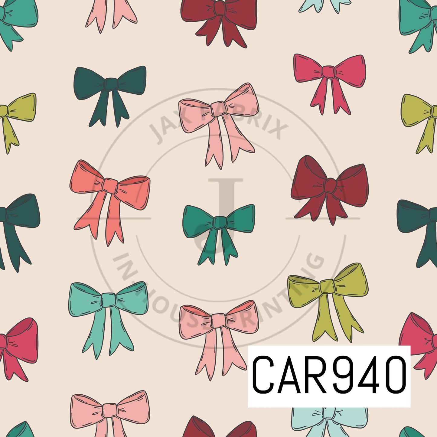 Whimsical Winter Bows CAR940