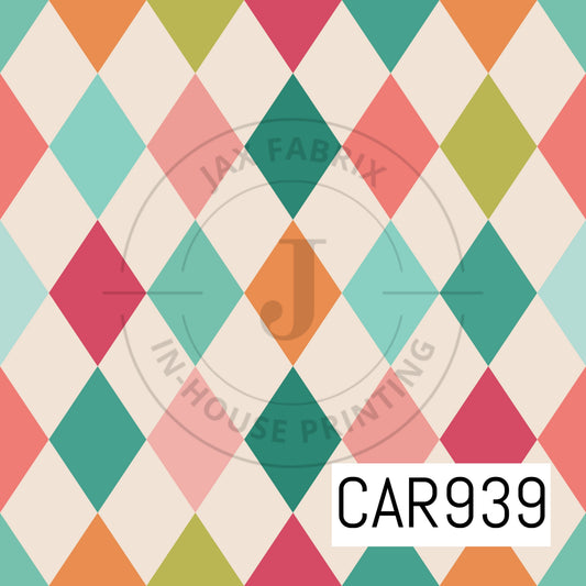 Whimsical Winter Argyle CAR939