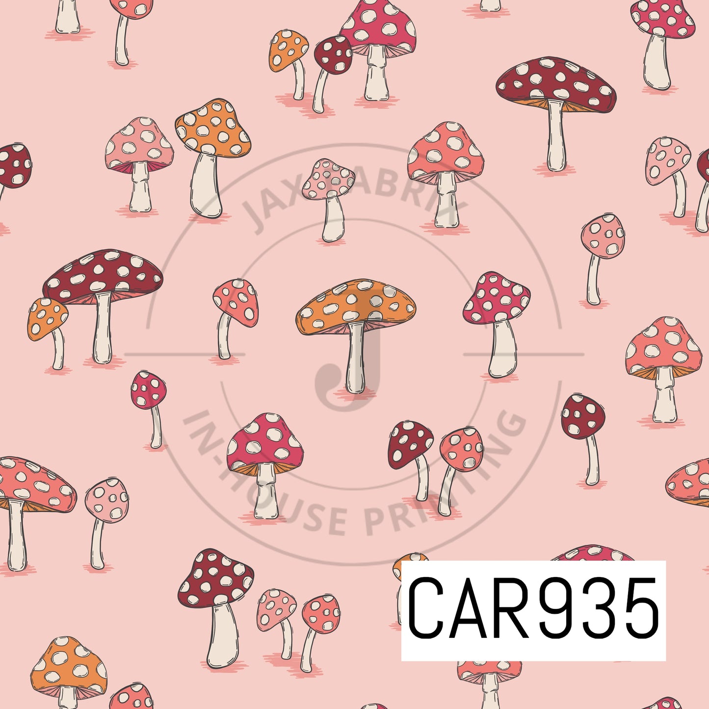 Whimsical Winter Mushrooms CAR935