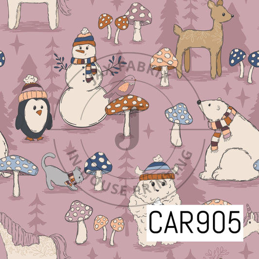 Whimsical Winter Woods CAR905