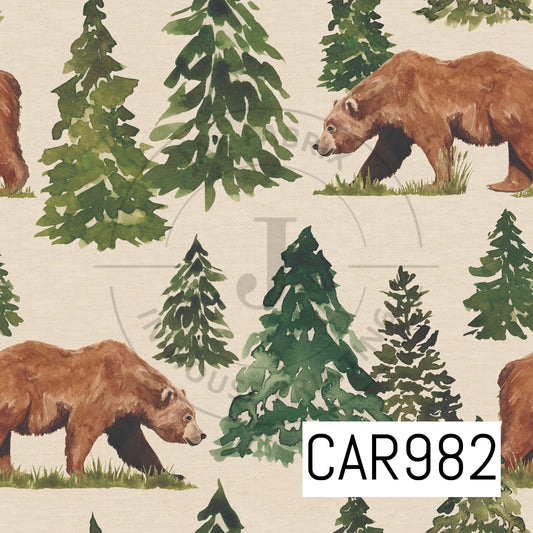 Wild Wood Bear Forest CAR982