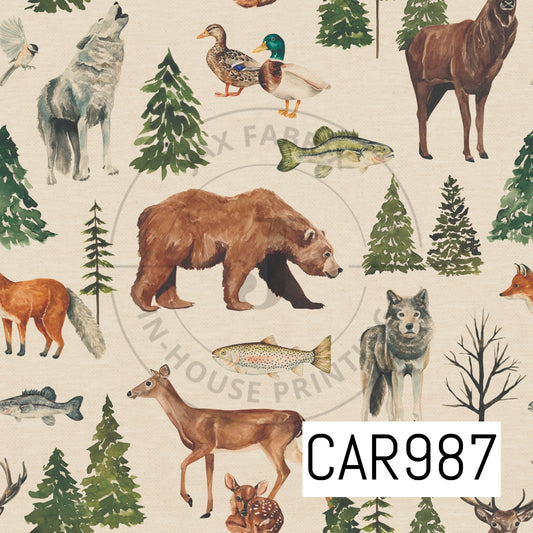 Wild Wood Animals CAR987