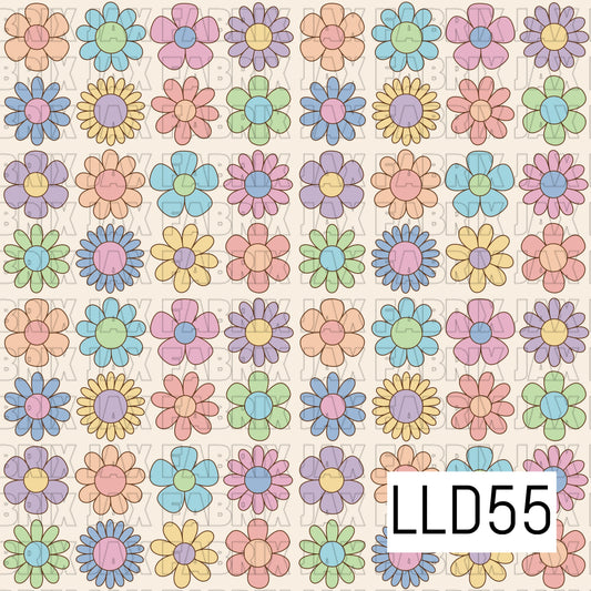 Checker Flower LLD55