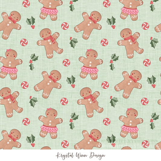 Christmas Cookie Gingerbread Mint KW1340
