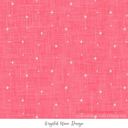 Christmas Cookie Stars Hot Pink KW1322