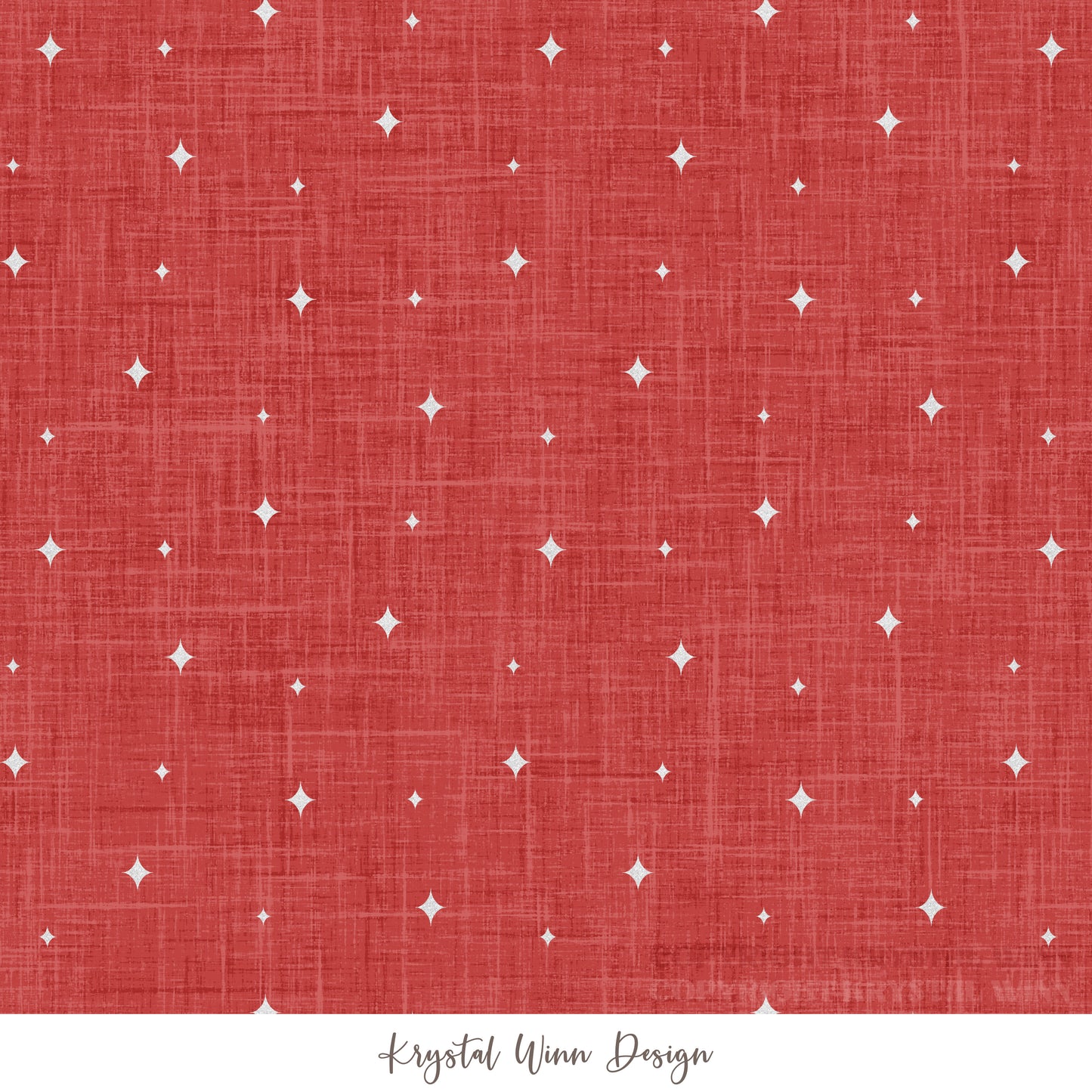 Christmas Cookie Stars Red KW1323