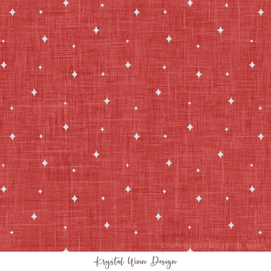 Christmas Cookie Stars Red KW1323