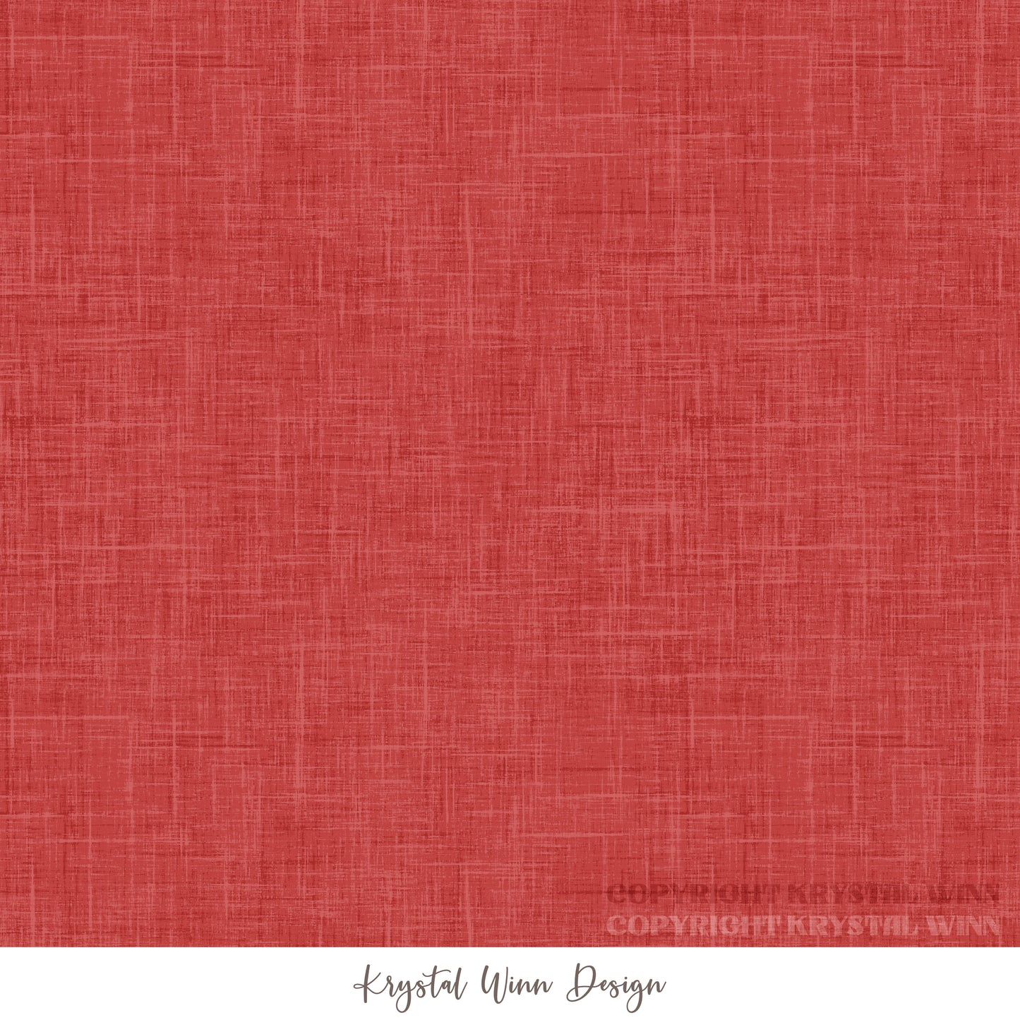 Christmas Cookie Textured Solid Red KW1330
