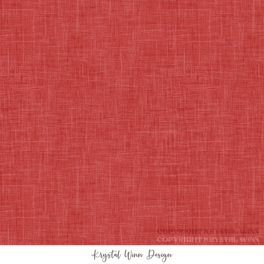 Christmas Cookie Textured Solid Red KW1330