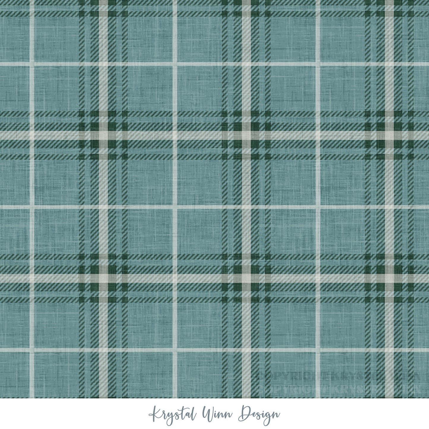 Christmas Faux Flannels Plaid Jack Frost KW1070