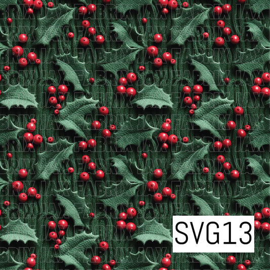 Christmas Holly SVG13